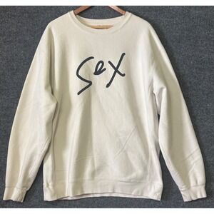 JXDN I Hope This Never Ends Tour 2023 Sweatshirt Cream Mens 2XL Jaden Hossler